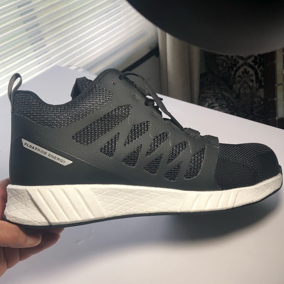 Reebok Fusion Flexweave Safety Composite Toe Work Athletic Sneaker Black 11.5W - Picture 6 of 11